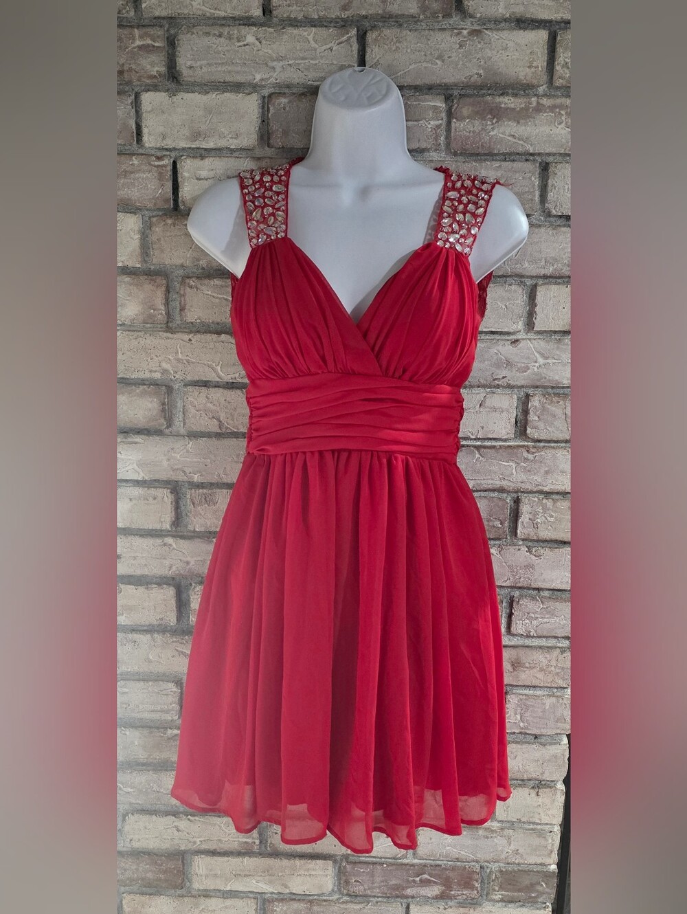 B Smart Red Cocktail Dress Size 1